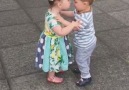 Little Girl And Boy Couple Are The Cutest