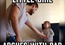 Little Girl Argues With Dad