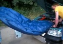LOL Twin Turbo Daihatsu blowing up an air mattress