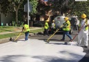 Los Angeles is painting its streets white to combat climate change