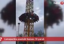 Lunaparkta asansör kazası