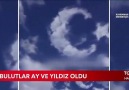 LÜTFEN SAĞ ÜSTTEN HIZLI BEĞEN BULUTLAR AY VE YILDIZ OLDU