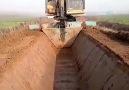 Machine making water canal