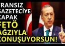 Macron Dondu Kaldı! Erdoğan Fransız Gazeteciye Ayar Verdi!