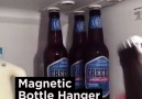 Magnetic beer hanger