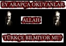 Mahzuni Şerif Allah türkçe bilmiyormu