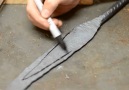 Making a Forging Japanese Kunai Throwing Knife From Rebar