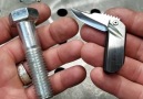 Making A Pocket Knife From a Steel Bolt via WorksbyahurstYT