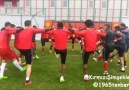 Malatya maçı hazırlıkları halayla devam ediyor