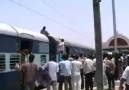 Man Electrocutes Himself On Train - India.