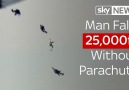 Man Falls 25,000ft Without Parachute