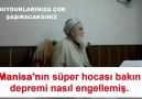 Manisa&süper hocası bakın depremi nasıl engellemiş.