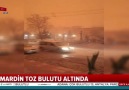 Mardin toz bulutu altında