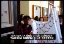 MARMARA ÜNİVERSİTESİNDEN DİRENİŞE DESTEK! KAHROLSUN AKP FAŞİZMİ!