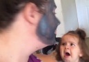 Maskeli anneler ve çocukların tepkileri