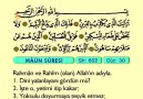 107 - MÂ'ÛN SÛRESİ