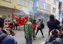 1 Mayıs için Ok meydanında toplanan grup polisle çatıştı
