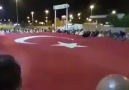 Mekke'de şehitler için Açılan dev Türk bayrağı..!