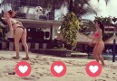 Melody Freestyler & Raquel Benetti plajda yeteneklerini sergil...