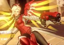 Mercy's team decided to make sure she got her 4-rez achievemen...