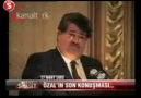 Merhum Turgut Özalın SON VE TARİHİ Konuşması....