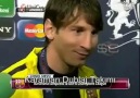 Messi'nin Chelsea maçı sonrası röportajı