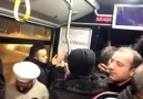 Metrobüste bir acayip tartışma