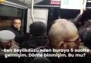 Metrobüste yaşayan çok seviyeli ilginç bir tartışma