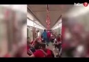 Metroda Tayyip Erdoğan tezahüratı