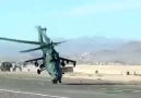 Mi-24 Makes Unbelievable Running Takeoff