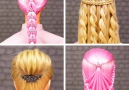 5-Minute Crafts - Amazing hairstyles to feel like a queen....