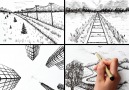 5-Minute Crafts - Mesmerizing perspective hand drawings.