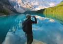 Morning Coffe at the Lake! Moraine Lake Canada &