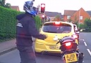 Motorcyclist Dances At Red Light