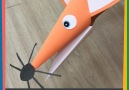 Moving paper fox craft ) easy and quick to make