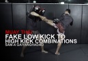 5 Muay Thai Fake Low Kick To High Kick Combinations