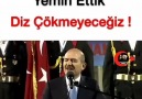 Muhteşem bir rest YEMİN ETTİK