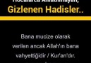 Muslumanlarin bilmedigi Hocalarin anlatmadigi hadisler