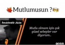 Mutlumusun İyi geceler...