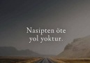 Nasipten öte yol yoktur.* Seyirhanem *