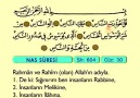 114 - NÂS SÛRESİ