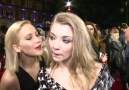 Natalie Dormer and Jennifer Lawrence kiss o Like Kit Harington