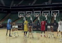 NBA Oyuncularının Basket Atarak Yeniyıl Şarkısı Çalması