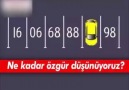 NE KADAR ÖZGÜR DÜŞÜNÜYORSUNUZ ?