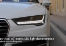New Audi A7 matrix LED light small demonstration