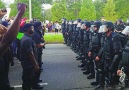 New Black Panther Party, riot-gear clad officers clash near BR...