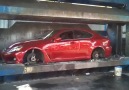 New Lexus crushed