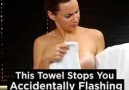 New towel to prevent flashing