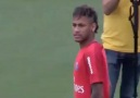 Neymar training with PSG! Credit PSG - Paris Saint-Germain