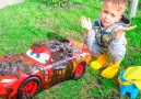 Nikita and Lightning McQueen Car Wash